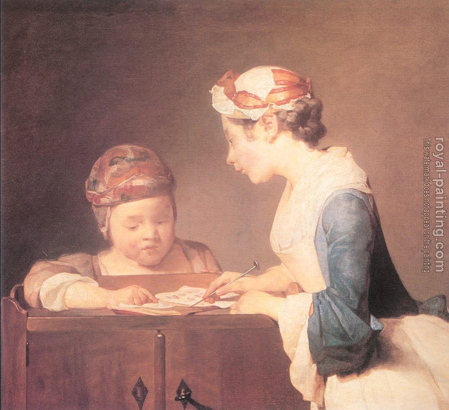 Jean Baptiste Simeon Chardin : The Schoolmistress